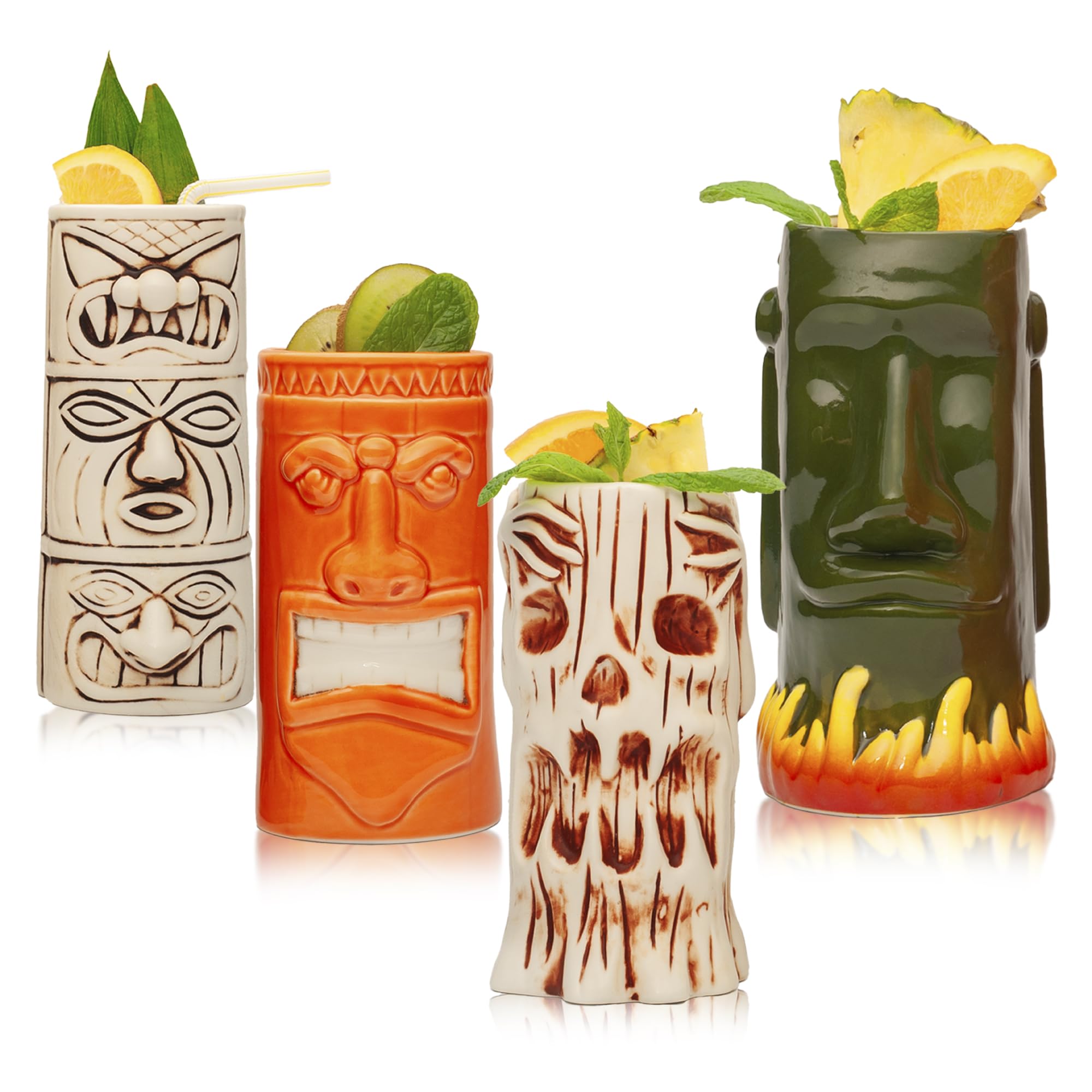 LEMONSODA tiki glasses with classic shape elevate party presentation.