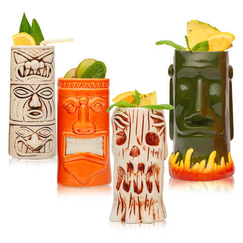 LEMONSODA tiki glasses with classic shape elevate party presentation.