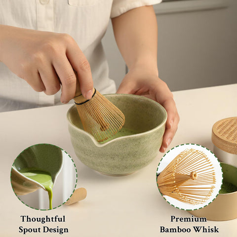 Lemoobolsa scoop rest keeps tools organized and dry between whisking sessions