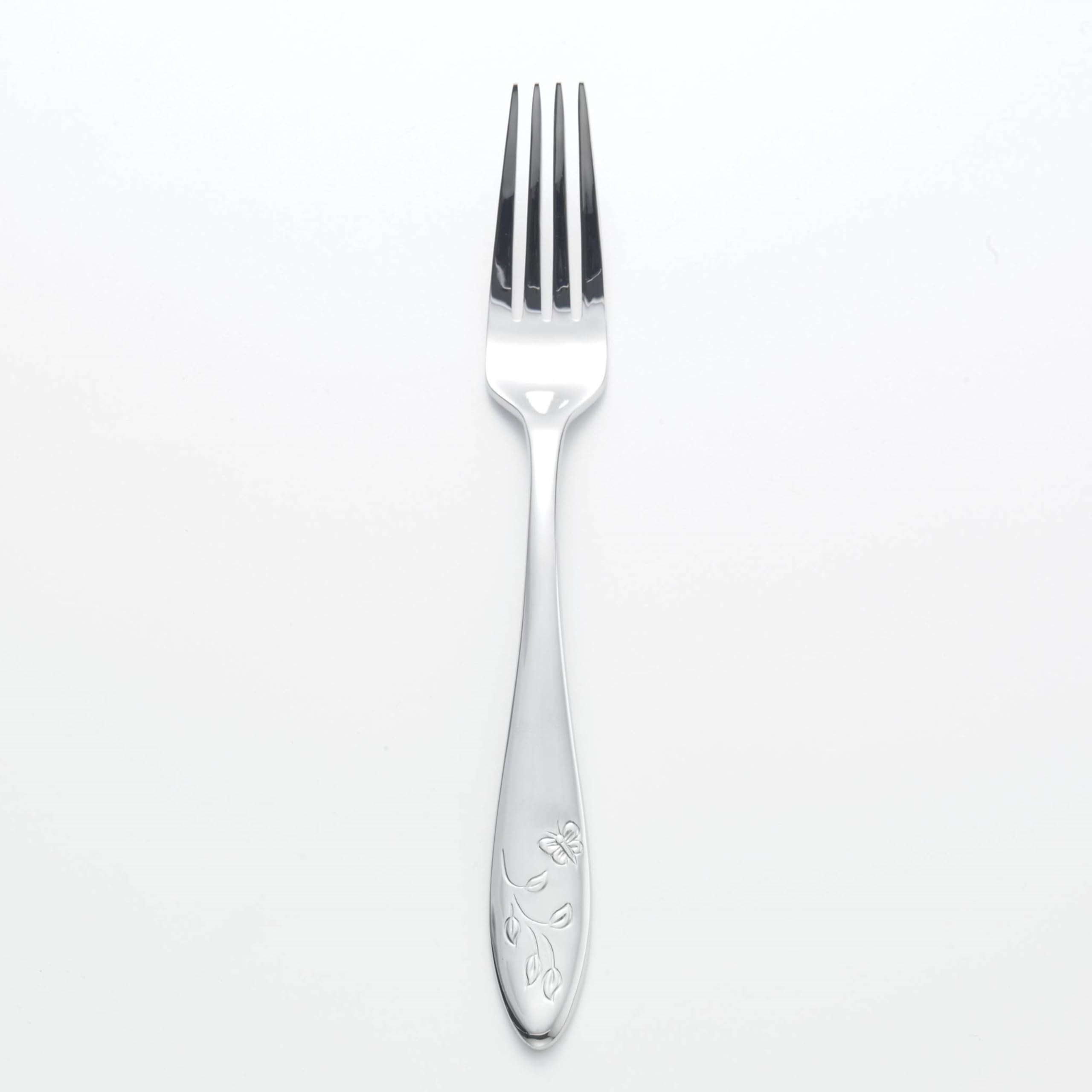 Lenox Butterfly Meadow dinner knife close-up showing smooth edge finish.