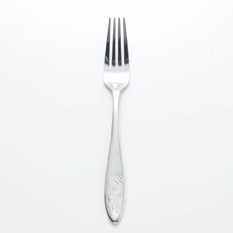 Lenox Butterfly Meadow dinner knife close-up showing smooth edge finish.