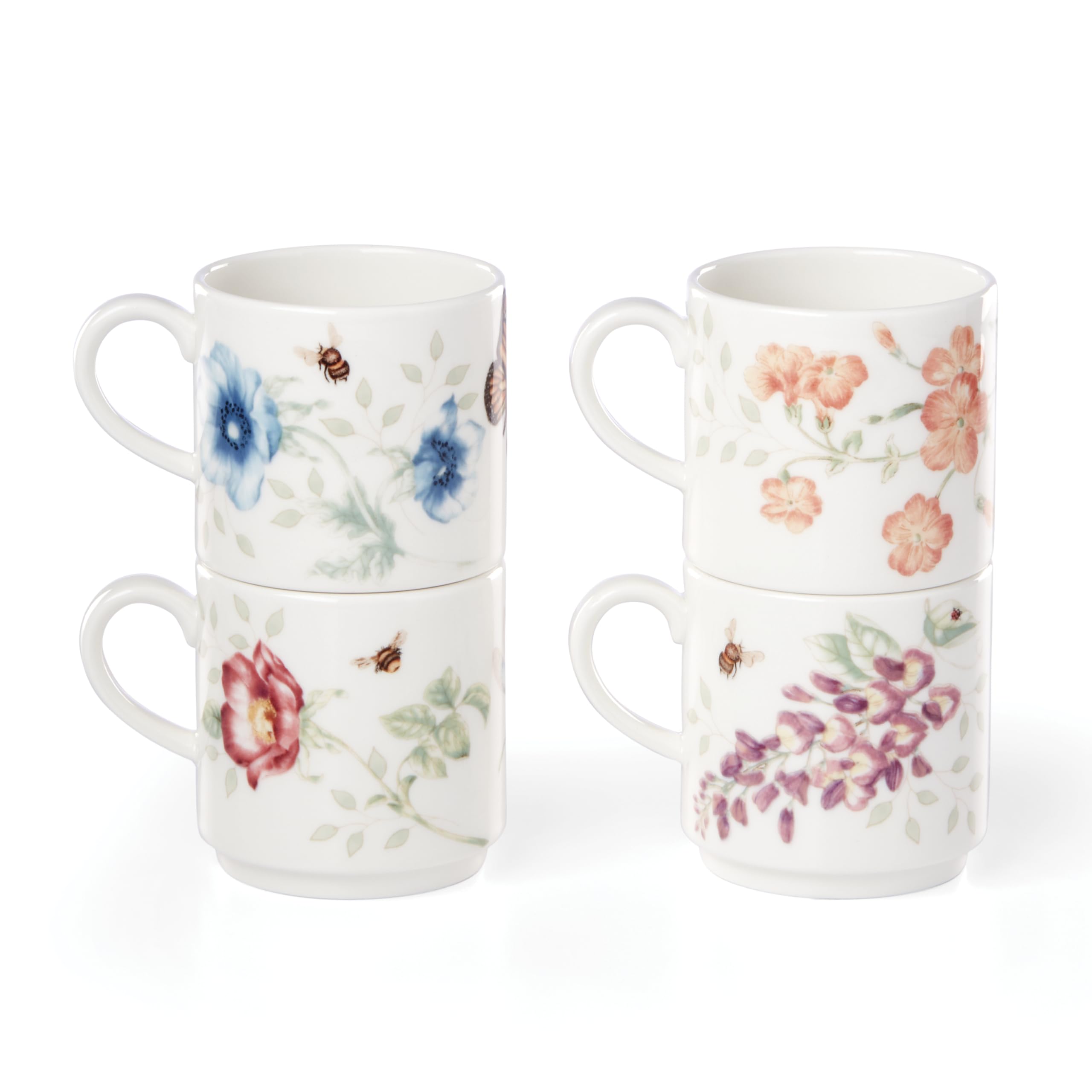Microwave-safe Lenox Butterfly Meadow mug for quick reheats.