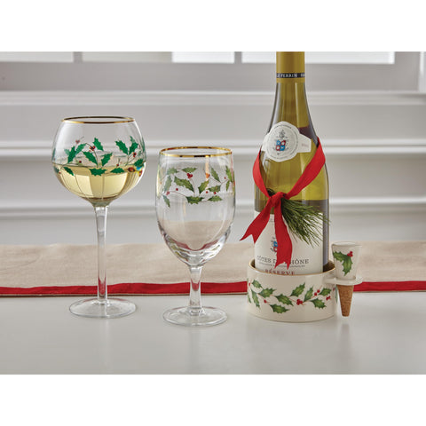 Lenox glassware designed for graceful hand washing and lasting shine.