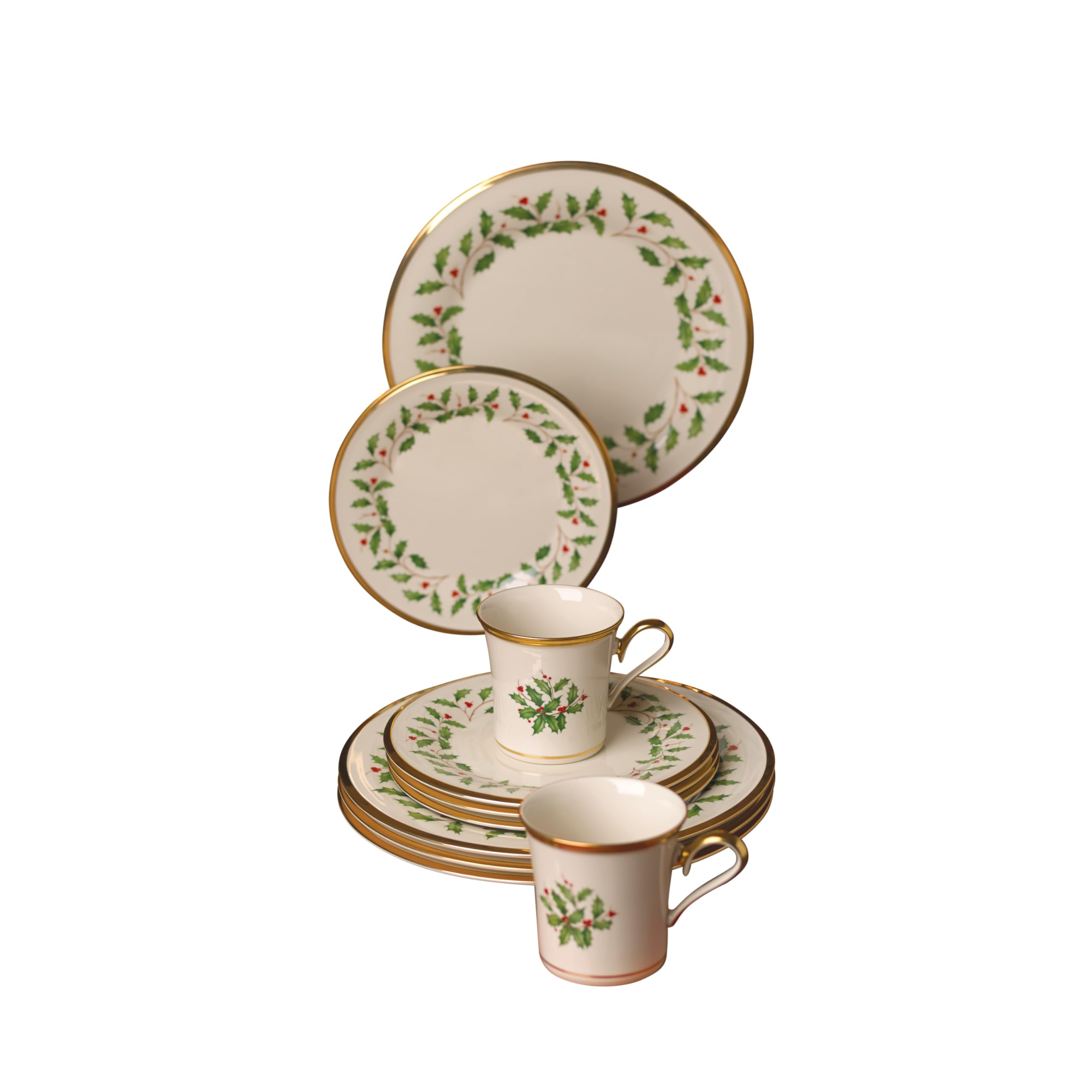 Lenox Holiday ivory porcelain setting ideal for family dinners