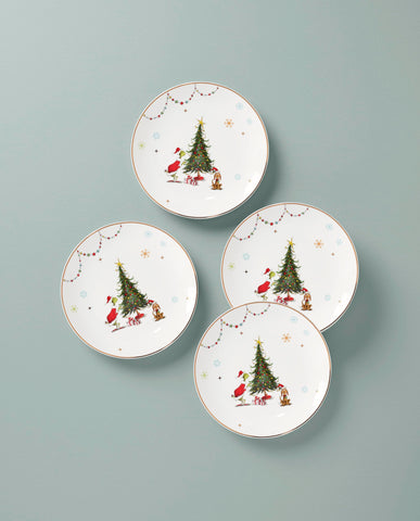 Lenox Merry Grinchmas plate with Max the dog for cheerful holiday tables.
