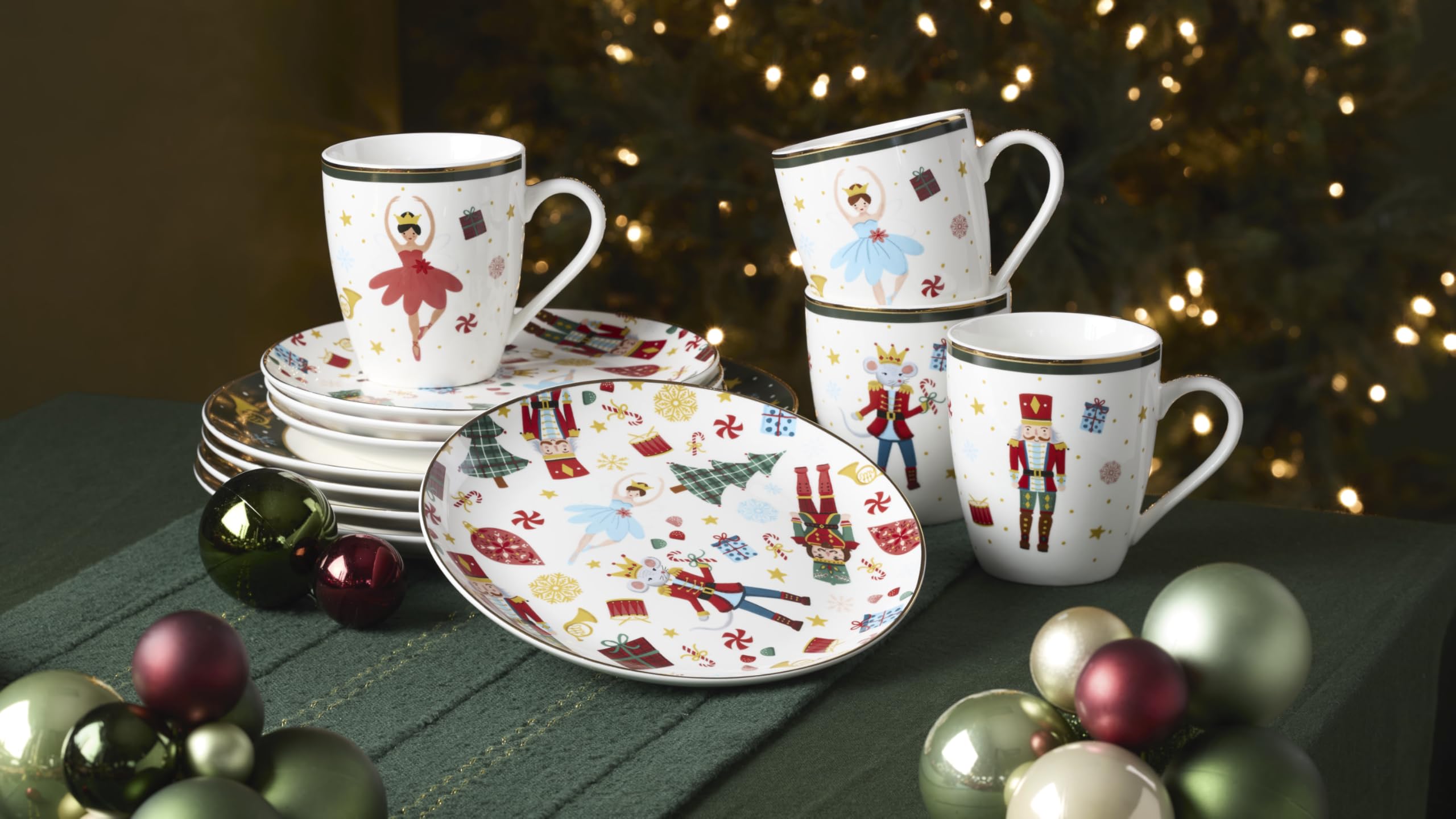 Lenox Nutcracker Ballet bowls, 20 oz, ideal for pasta and salad