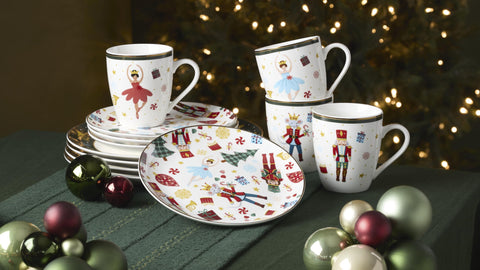 Lenox Nutcracker Ballet bowls, 20 oz, ideal for pasta and salad