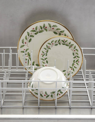 Imported Lenox porcelain blends heritage with modern table settings.