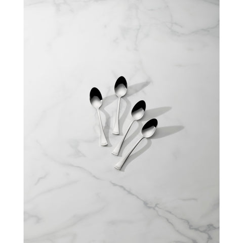 Lenox Portola teaspoons with mirror finish, durable dishwasher-safe design