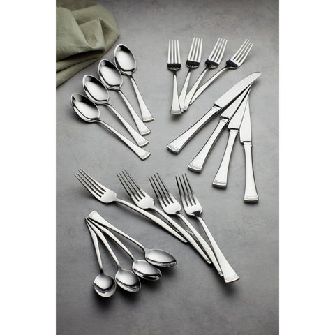 Lenox Portola teaspoons highlight elegant beaded base for entertaining