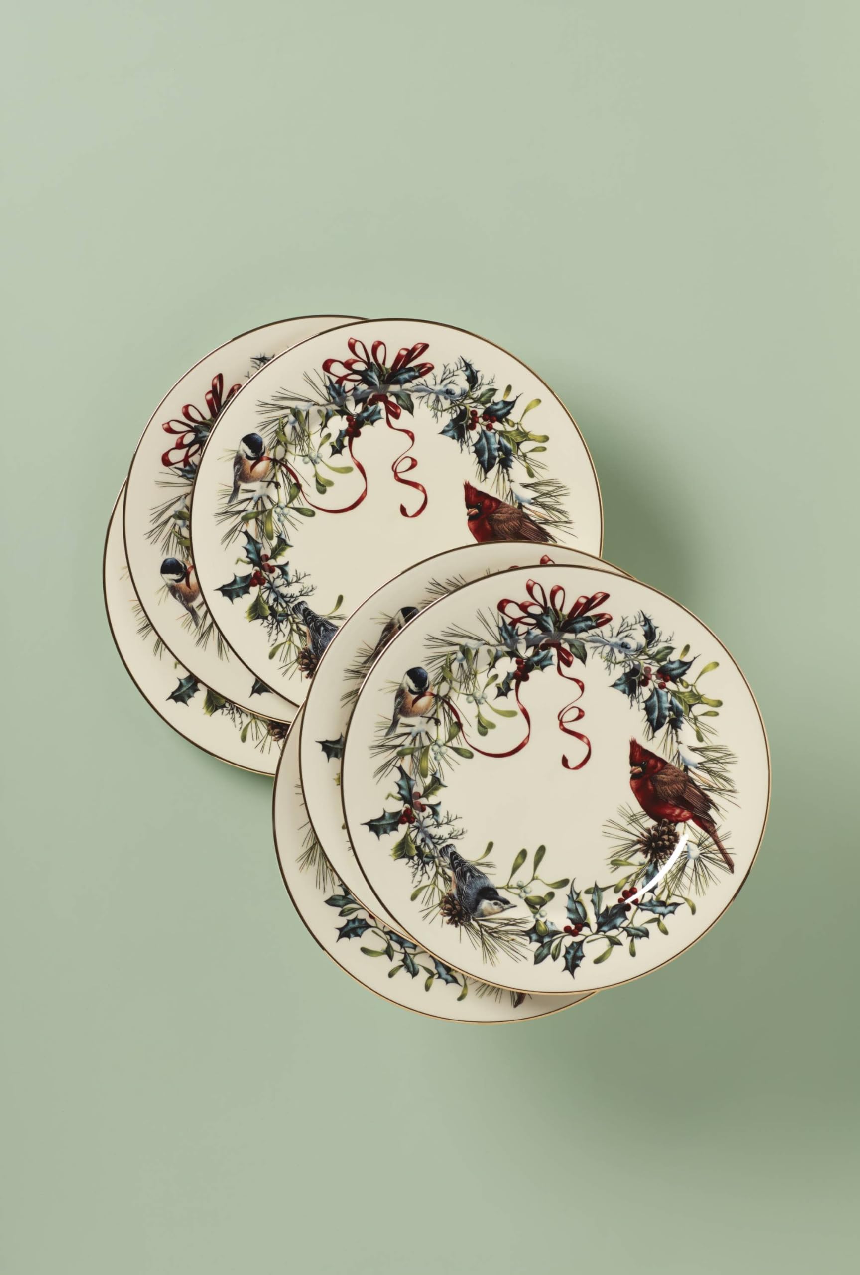 Lenox Winter Greetings plate collection enhances table aesthetics during holidays.