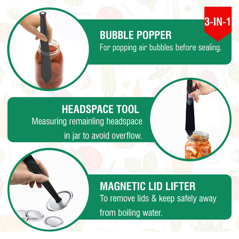 LEONICE silicone gloves protect hands during hot canning tasks