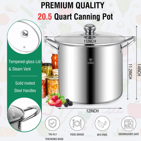 LEONICE wide-mouth funnel enables clean, mess-free jar filling