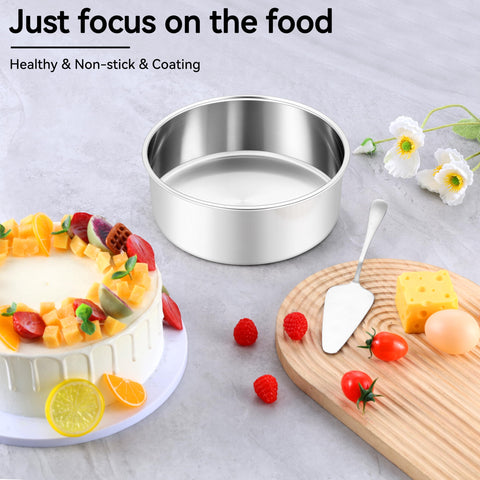 Leonyo cake pan with mirror-polished surface for easy release and quick cleanup
