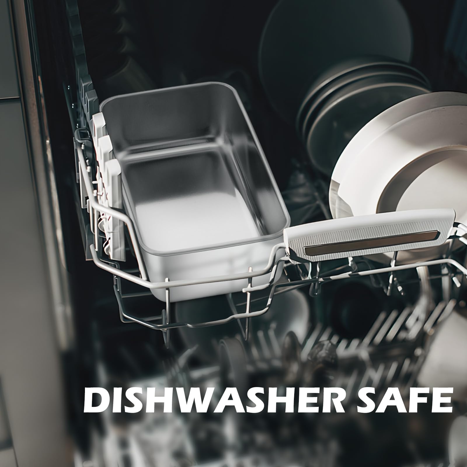 Leonyo loaf pan brushed finish and easy-release surface for smooth release