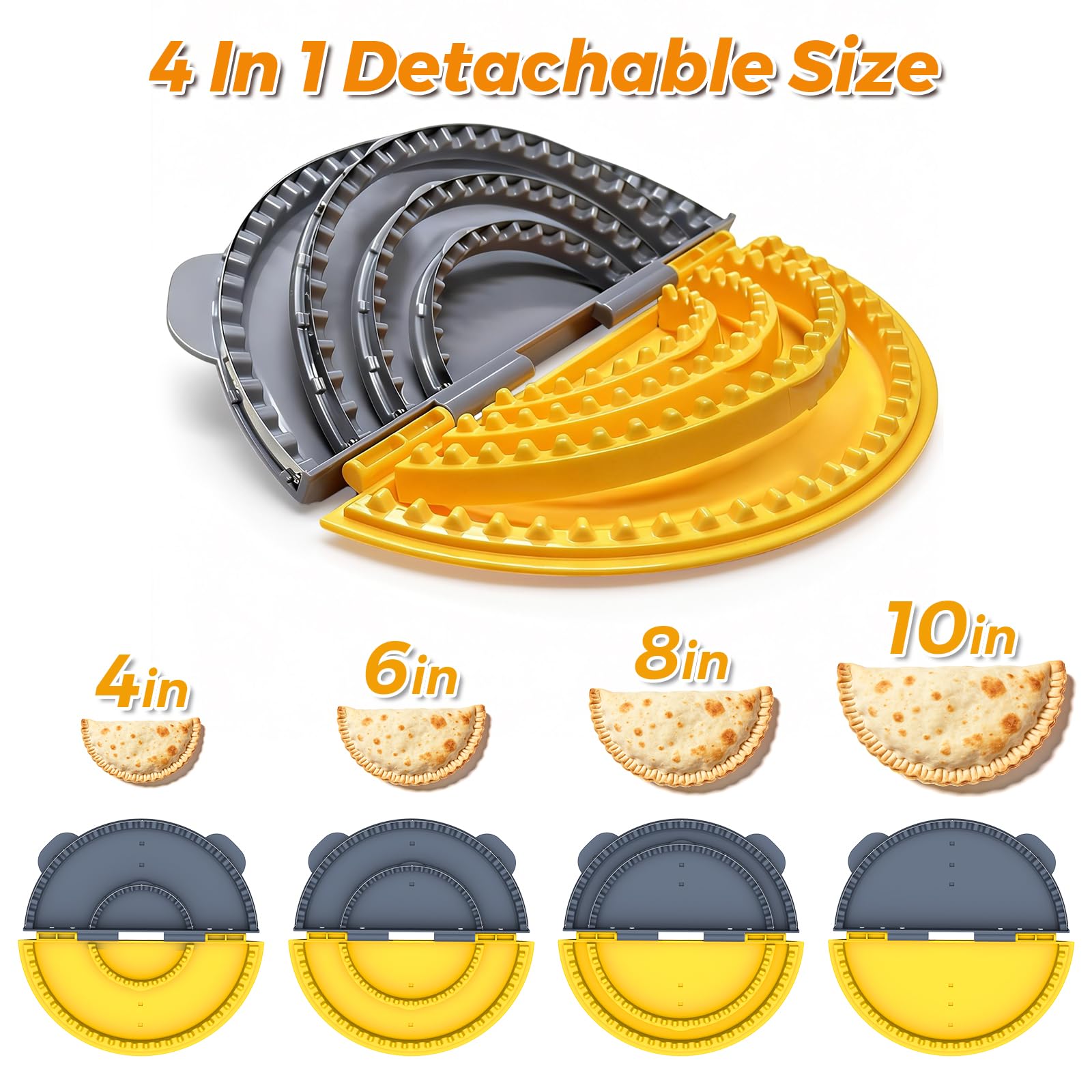 Leopacat 4-in-1 adjustable tortilla sealer in 8 inch size for larger burritos