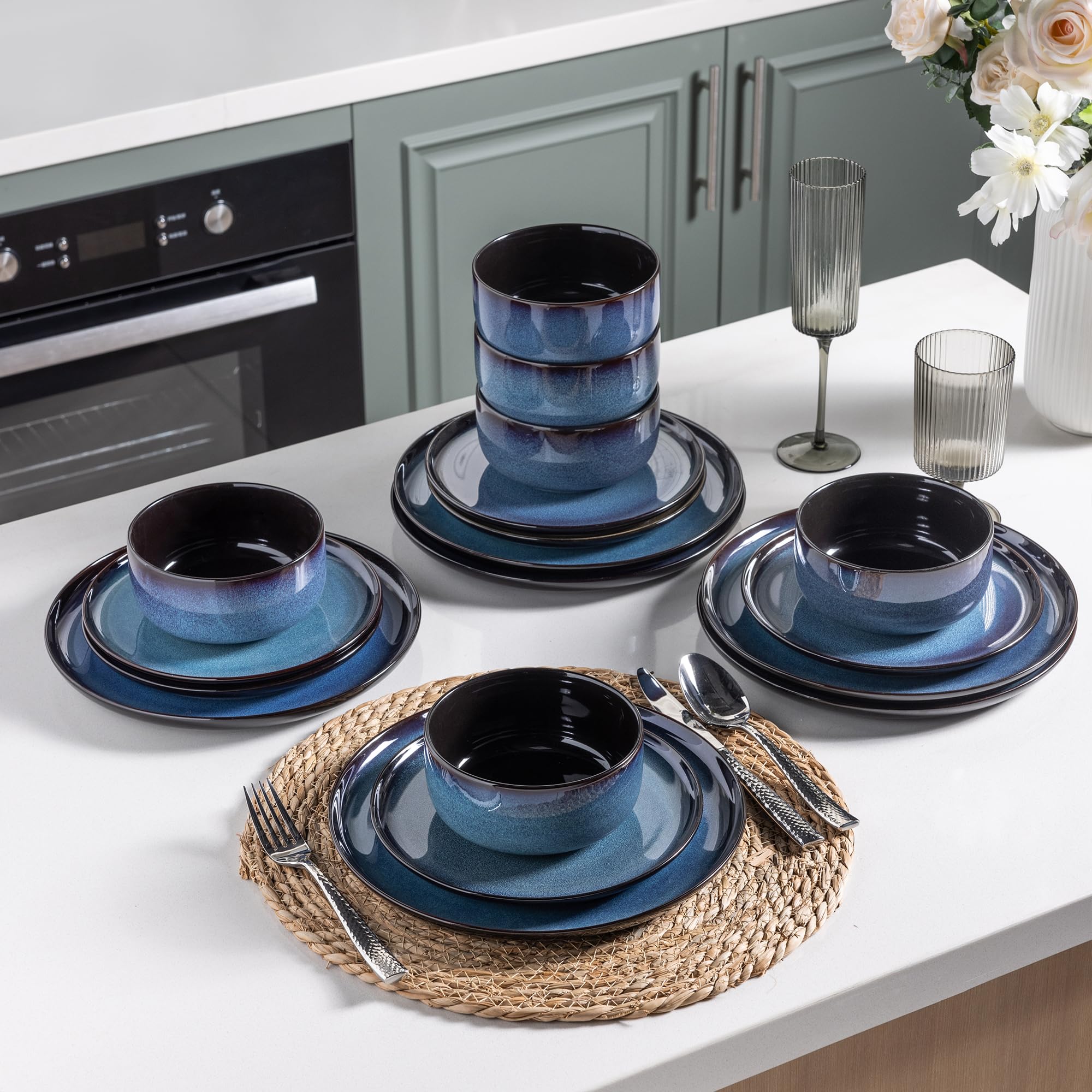 LERATIO ceramic cereal bowls 24 oz perfect for soups and cereals
