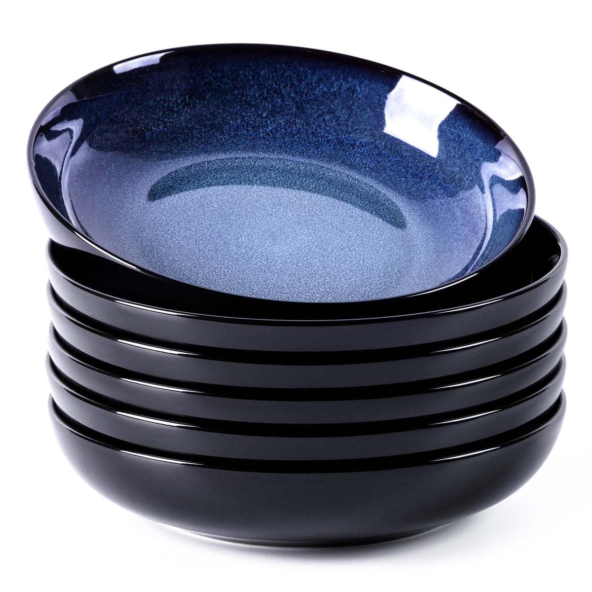 LERATIO 38oz pasta bowls in a 9-inch size, ideal for generous portions.