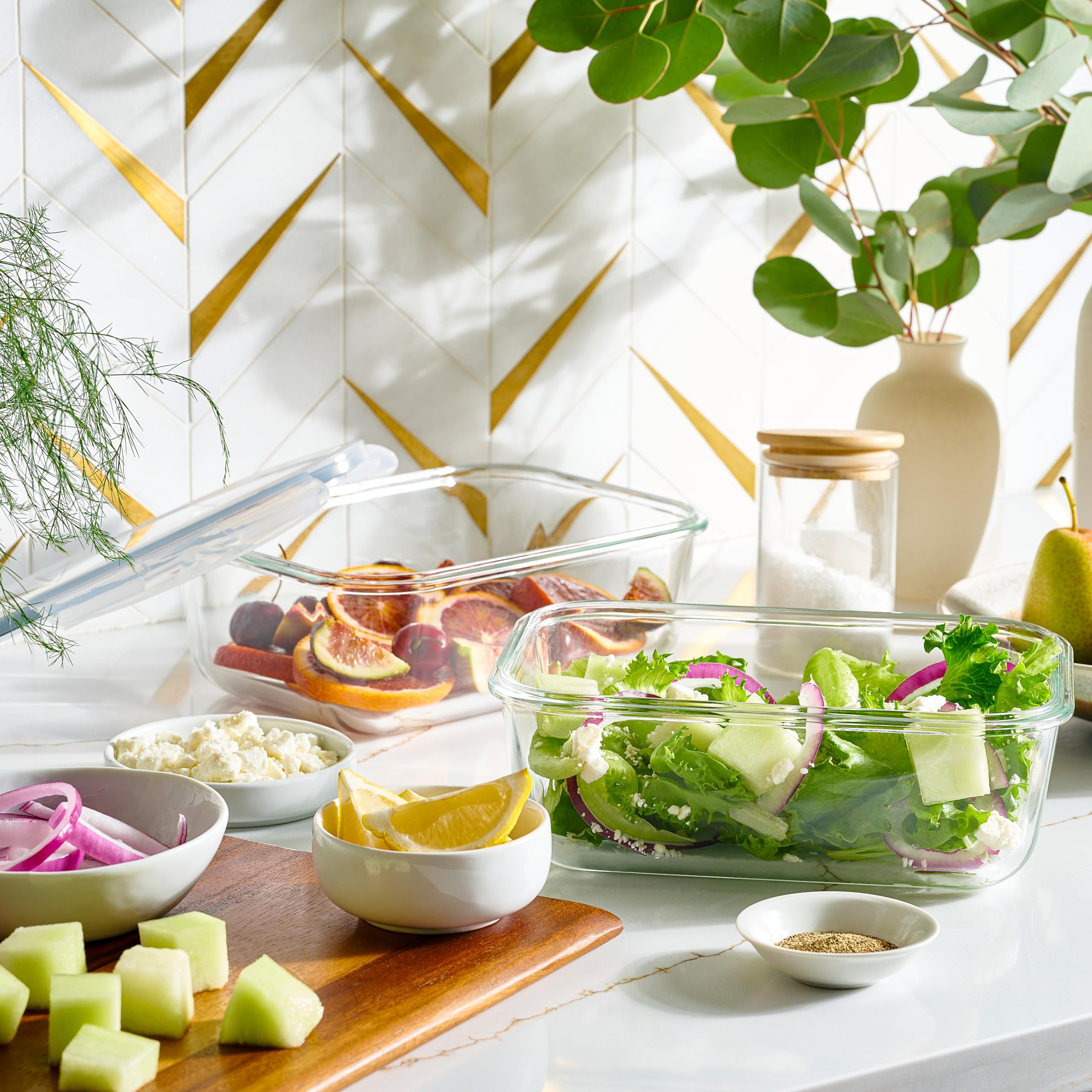 Le'raze 150ml rectangular container compact for dips or sauces