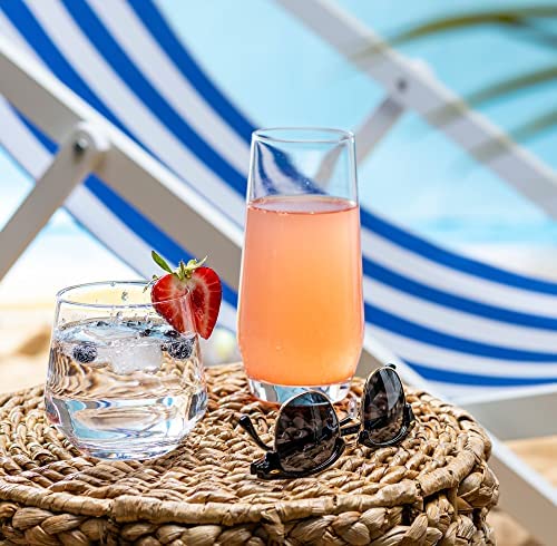 Le'raze short-dof glasses provide sturdy bases for whiskey.