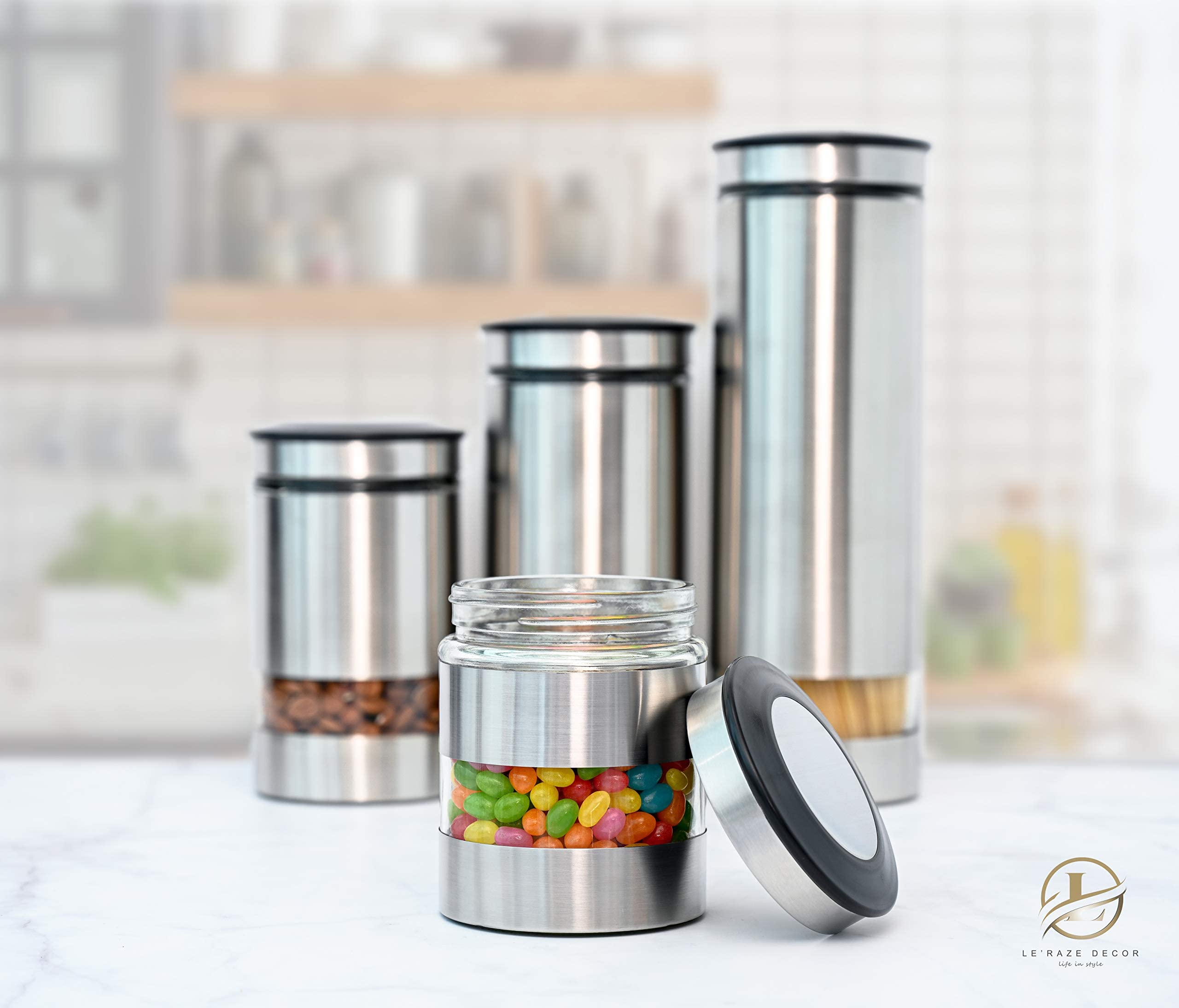 Le'raze compatible with pantry and cafe setups for efficient storage.