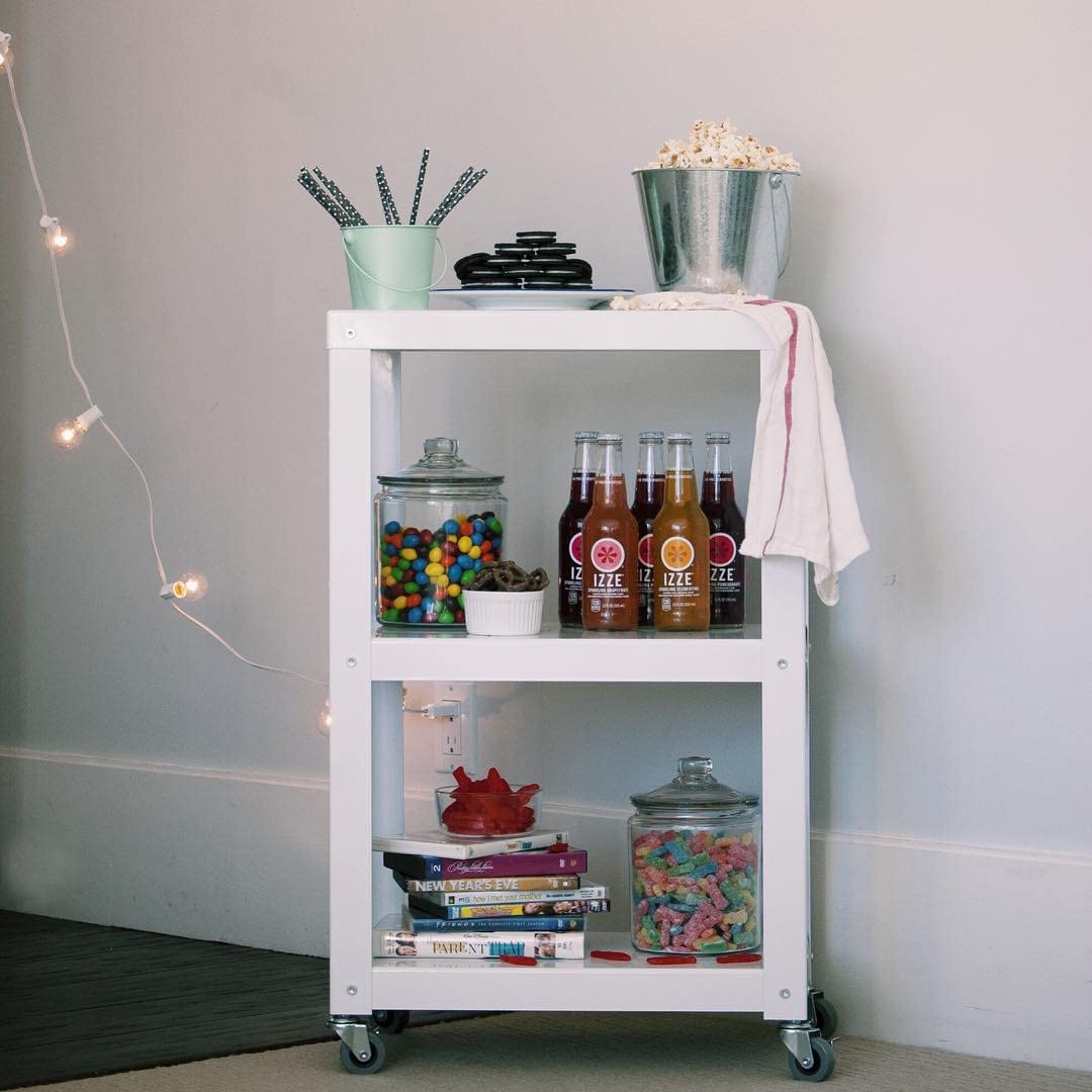 Le'raze pantry storage for flour, sugar, and cookies.