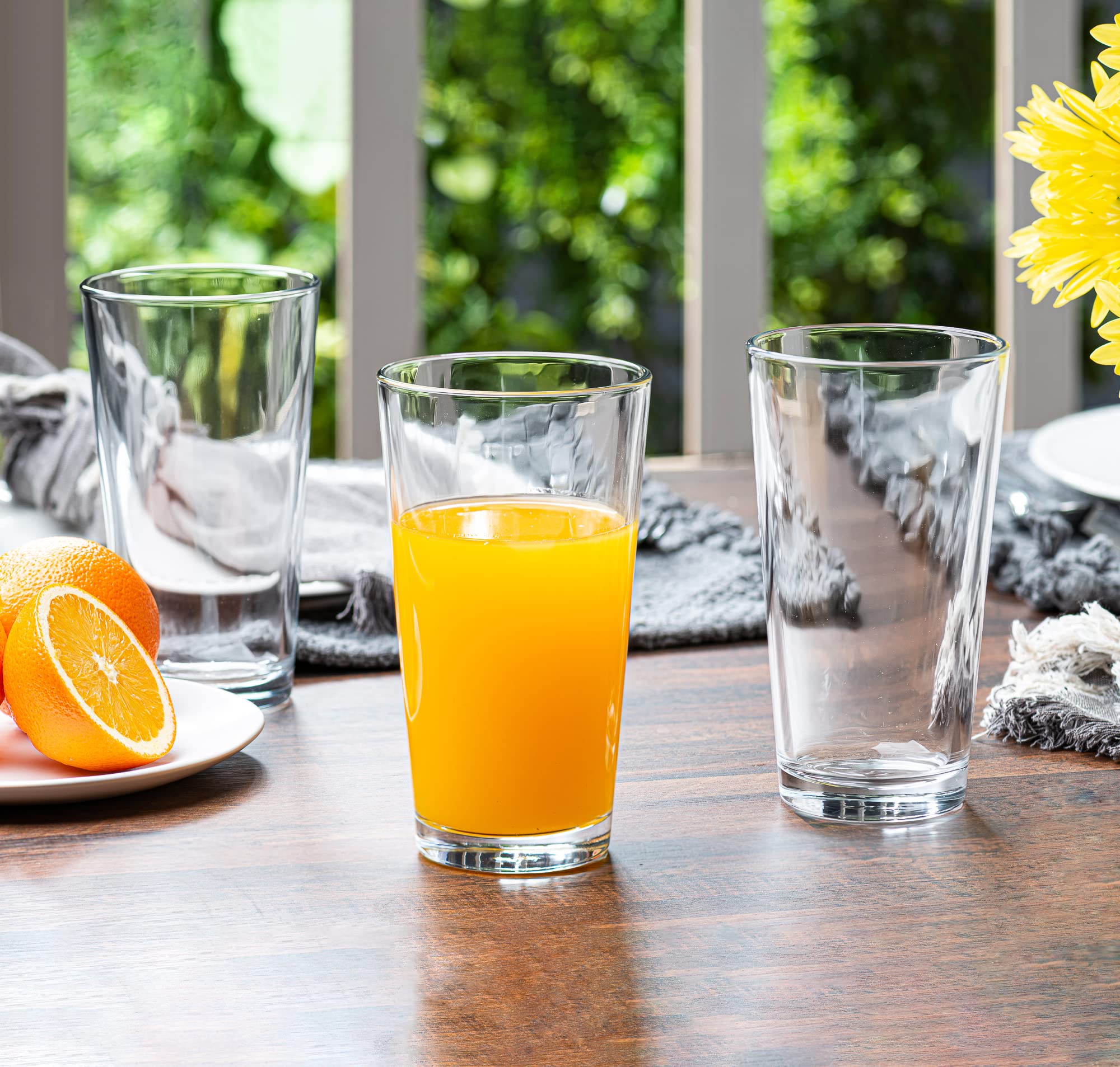 Le'raze 16oz tumblers are dishwasher safe for easy cleanup after gatherings.