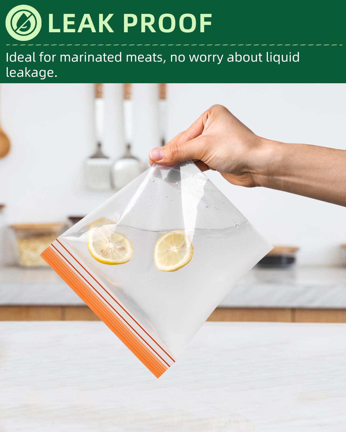 Lerine seven-sandwich bags keep lunches fresh and organized.
