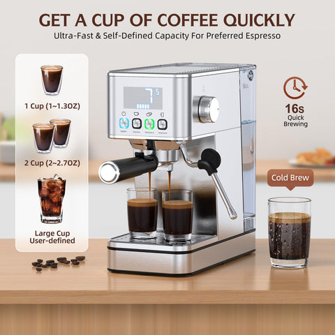 LERTIN stainless-steel design highlights durability and resistance to wear.