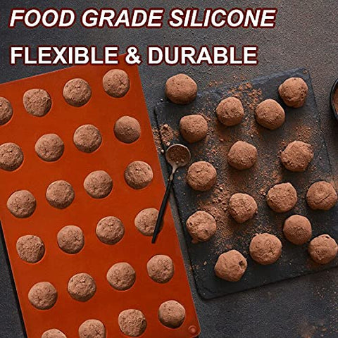 Lerykin 24-cavity mold supports freezer to oven desserts, no sticking