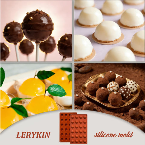 Lerykin mini mold set enabling creative desserts and handmade soaps