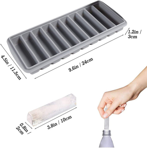 LessMo food-grade silicone ice tray releases sticks smoothly for mess-free use