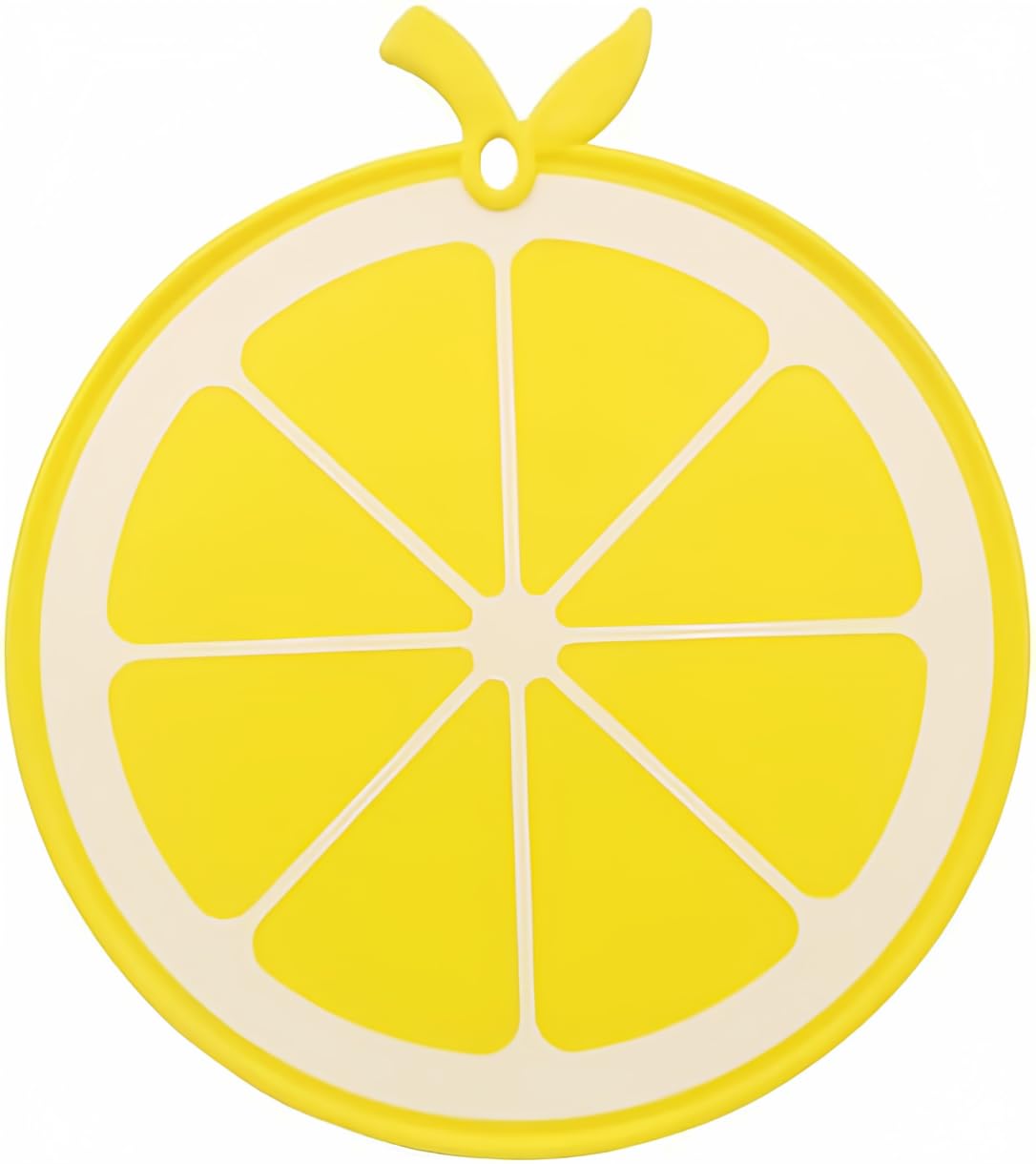 LESTAY chopping board lemon view highlights compact size for small kitchens and quick fruit prep