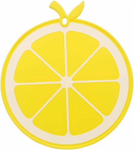 LESTAY chopping board lemon view highlights compact size for small kitchens and quick fruit prep
