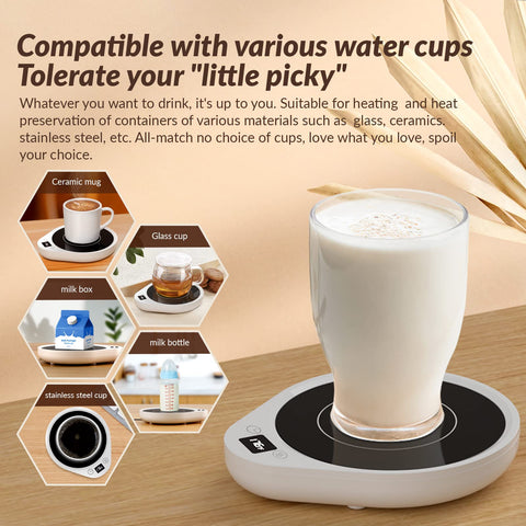 let'me Mug Warmer safe durable design resists heat and spills.