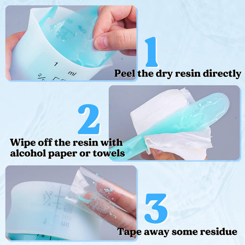 LETS RESIN epoxy resin mixing cups kit with ample capacity