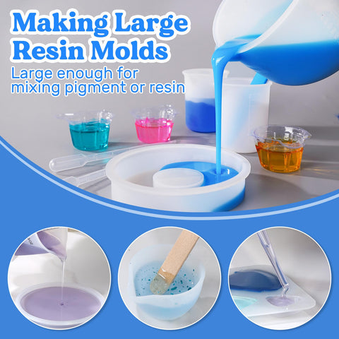 LET'S RESIN silicone stirring stick for smooth resin blending.