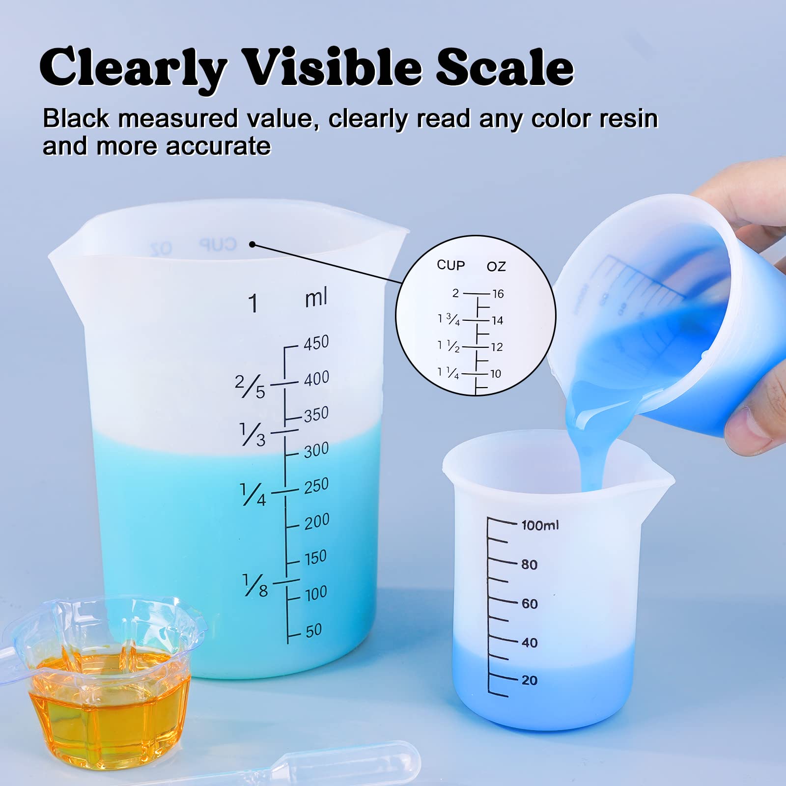 LETS RESIN silicone stirring sticks for steady resin blending