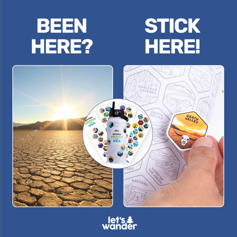 Let’s Wander gift-ready packaging for National Parks fans