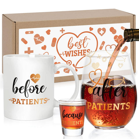 Levfla before-patients coffee mug design, ideal for starting shifts with a smile.