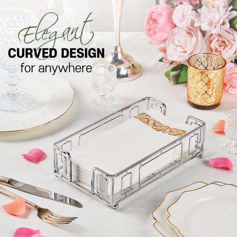 LEVIMETREE dining counter napkin holder keeps napkins within reach.