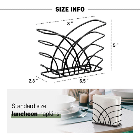 LEVIMETREE tabletop napkin holder with modern dining design adds tidy organization.