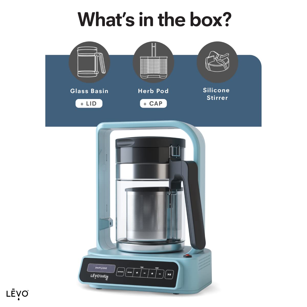 LEVO C decarboxylator function enables precise herbal activation