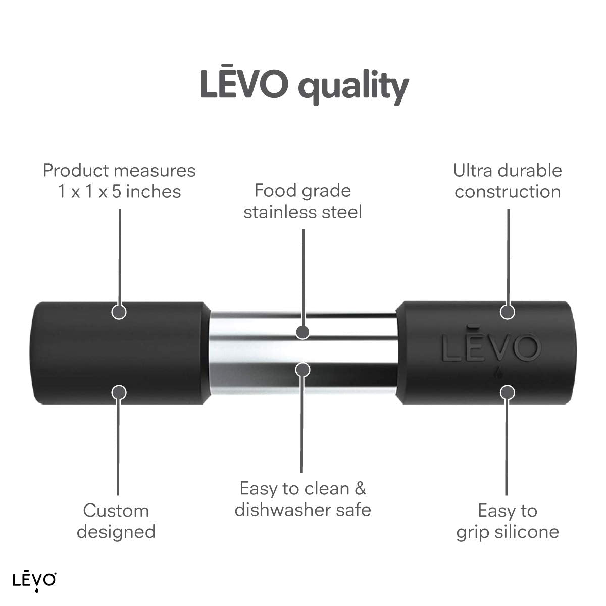 LEVO Herb Press dishwasher-safe and easy to clean after use.