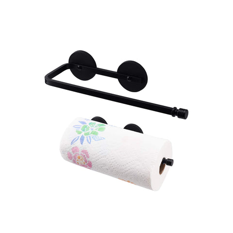 LEVOSHUA paper towel bar with two strong magnets holds securely