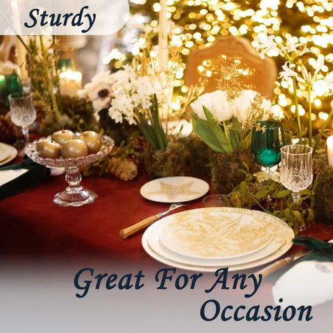 LEYIQU reusable party glasses with glossy finish provide versatile service from bar to table.