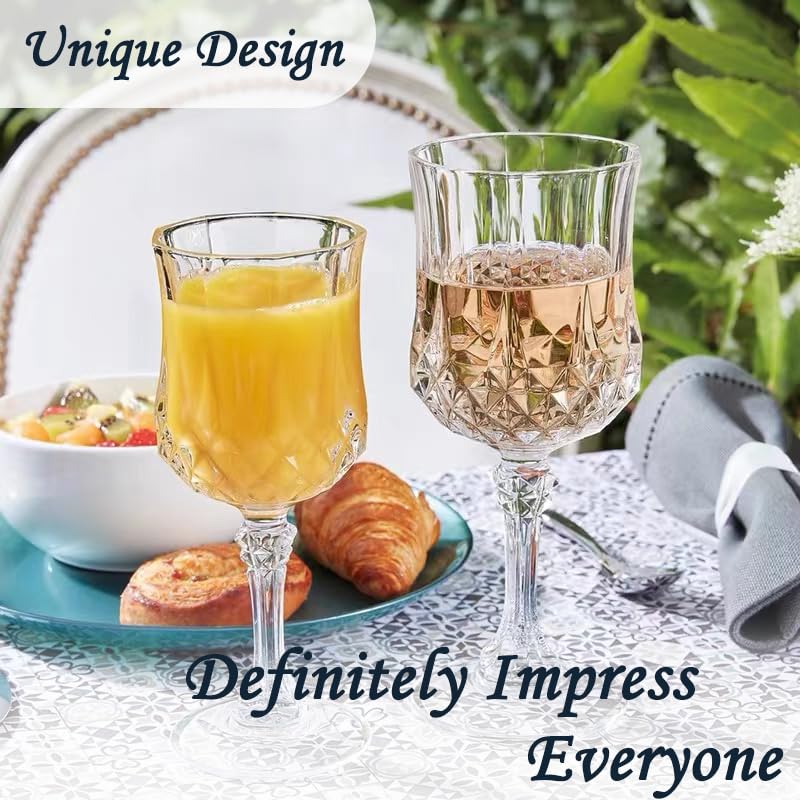 LEYIQU vintage-style glasses suitable for home entertaining, holidays, and corporate gatherings.