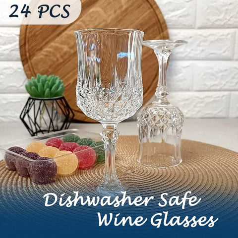 LEYIQU wedding reception plastic glasses ideal for toasts and festive hospitality