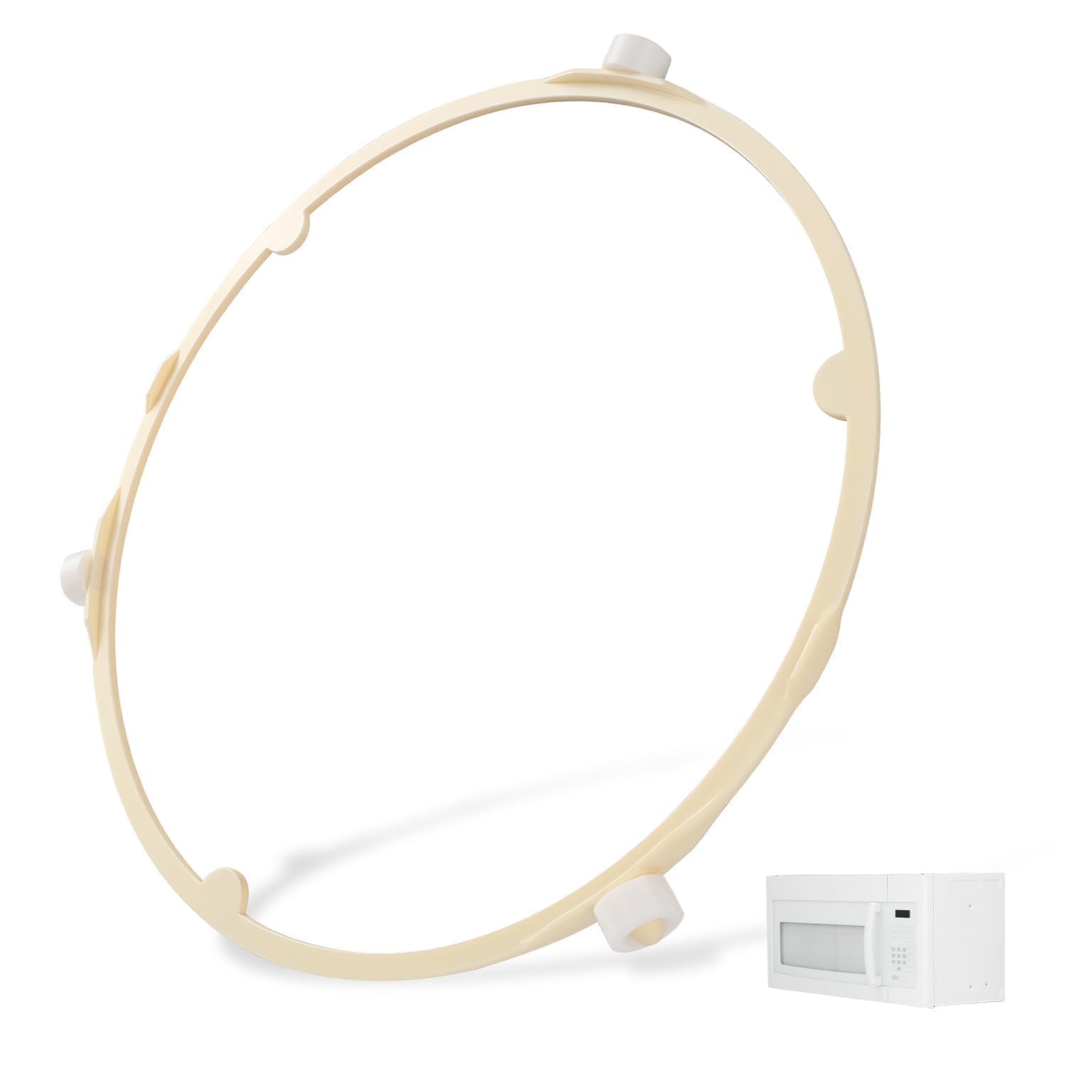 LEYURISE microwave turntable ring front view for stable rotation and even heating