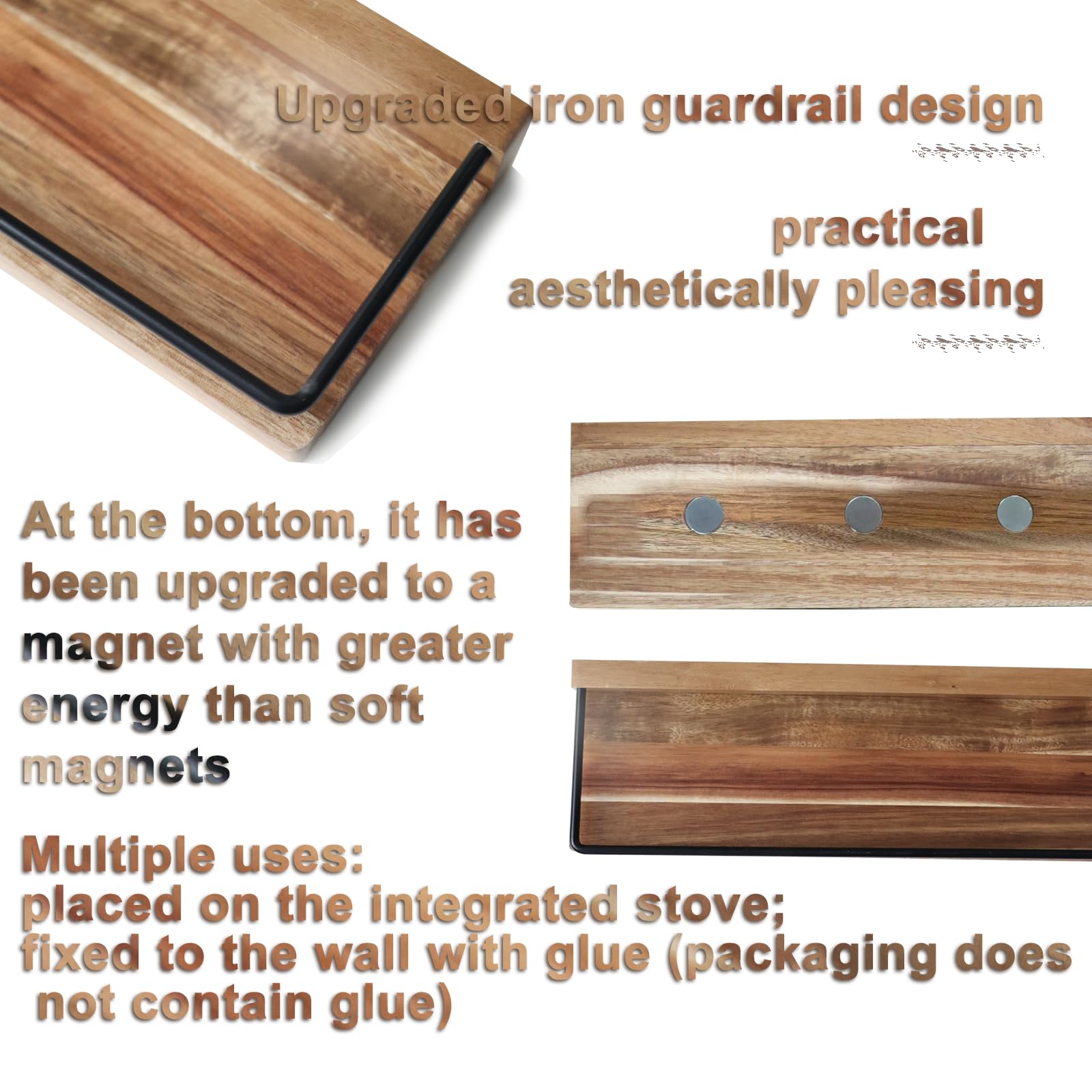 LFILONRO magnetic oven shelf keeps containers in place on the stovetop